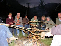 Grillen von Fisch