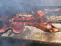 Lamm am Spieß